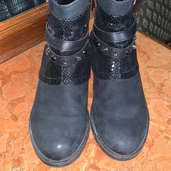 TAMARIS Matmix Western Studded Ankle Booties Boots 7 - Picture 5 of 7